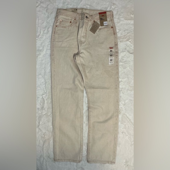 Levi's Denim - Levi's 501 Beige Jeans